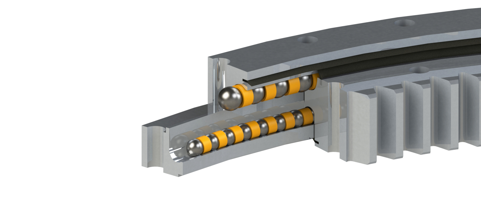 回轉支承主要有哪些分類？組成及分類